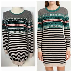 Etam Paris Knitwear Striped Sweater Dress